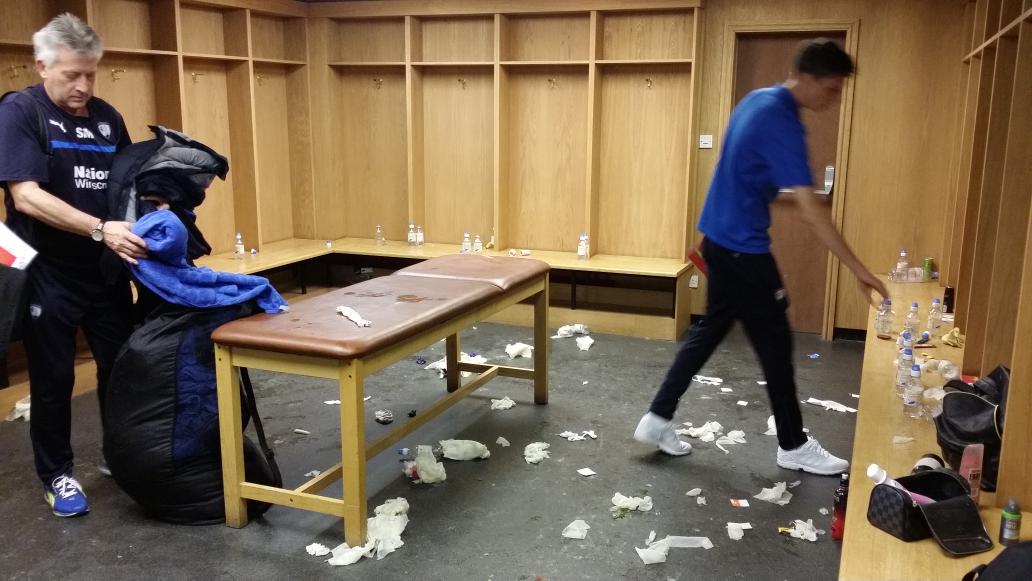 Chesterfield Fc On Twitter The Away Changing Room At