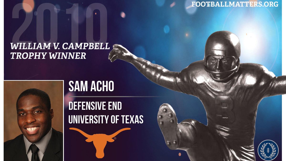 NFFNetwork's tweet photo. #ImAFootballPlayer with @TheSamAcho from @UTAustin http://t.co/7JvFkM0Q8D #CampbellTrophy http://t.co/FMEsqQGQtY