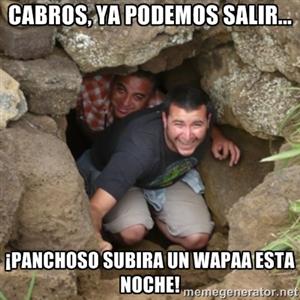 JuacoJM's tweet photo. #DíaDelMemeCCFM Atenta @onemichile que cuando Panchoso suba un Wapaa va a temblar en todo Chile! Junten agua ! http://t.co/yYMQhpKfmj