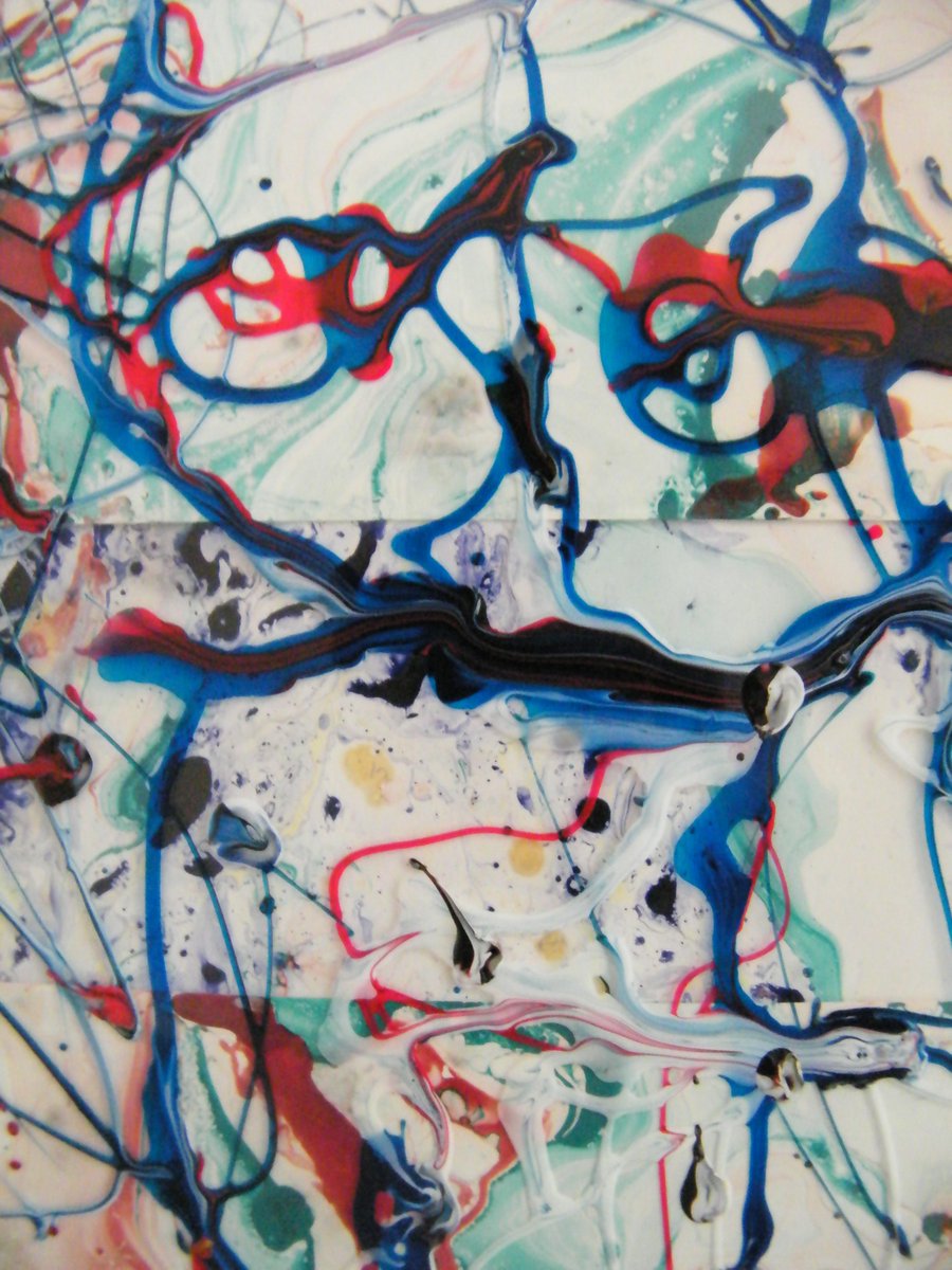 franxevans's tweet photo. abstract ceramic paint portraits, layered on to ink dropped photographic paper #abstractarteveryday #portrait http://t.co/B7SSynVQHQ