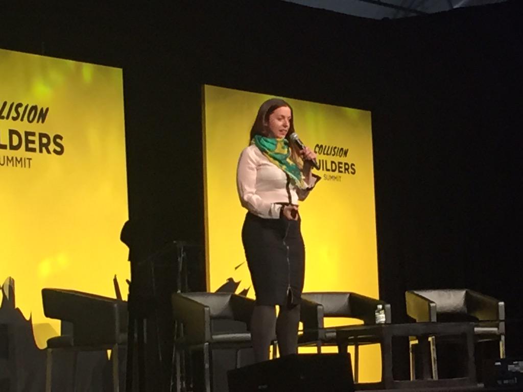 jroxann's tweet photo. Ways to get teens involved in coding and making? #Jewliebots gives you that. @SaraJChipps @highway1io #CollisionConf http://t.co/1iHv81xD4U