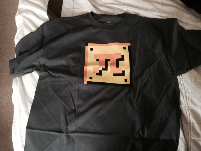 Katarn1138's tweet photo. @MOUSEISMZ Got my random shirt from ThinkGeek. I think they know me too well. #ForPi http://t.co/PeZdXJEpMU