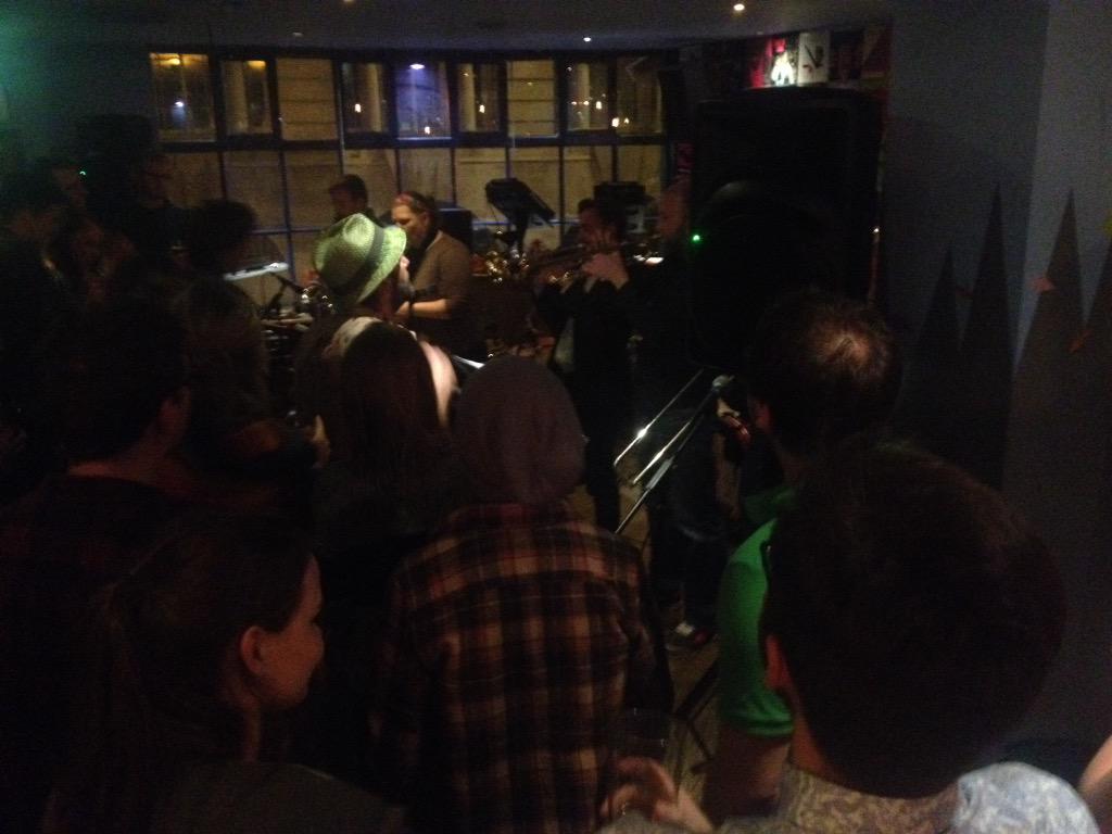 JFSBristol's tweet photo. Great gig tonight with @BrassJunkies We're done for the term now until JFStival on the 9th June! Put in diaries folks http://t.co/OvNvqxXqqH