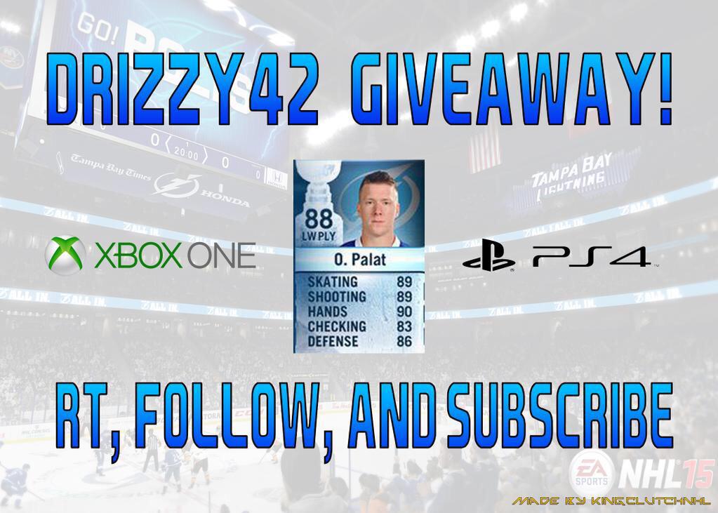 ItsDrizzy42's tweet photo. 🚨1800 SUBS GIVEAWAY🚨
To enter:
1. RT!
2. FOLLOW ME!
3. SUB: http://t.co/z4fhiLYHe8
Good luck boys!
#Drizzy42Palat http://t.co/vxno7m6adn