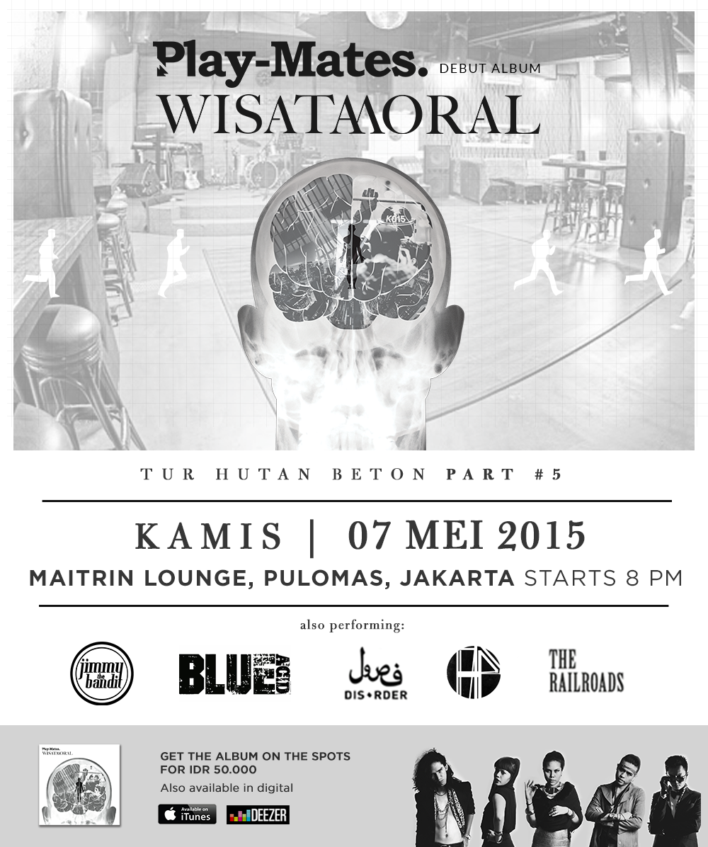 Besok, 07 Mei 2015, #TurHutanBeton Part 5! Di <a href="/Maitrinlounge/">Maitrin Resto&Lounge</a> Pulomas. Free entry!