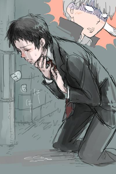 嘔吐のtwitterイラスト検索結果 古い順
