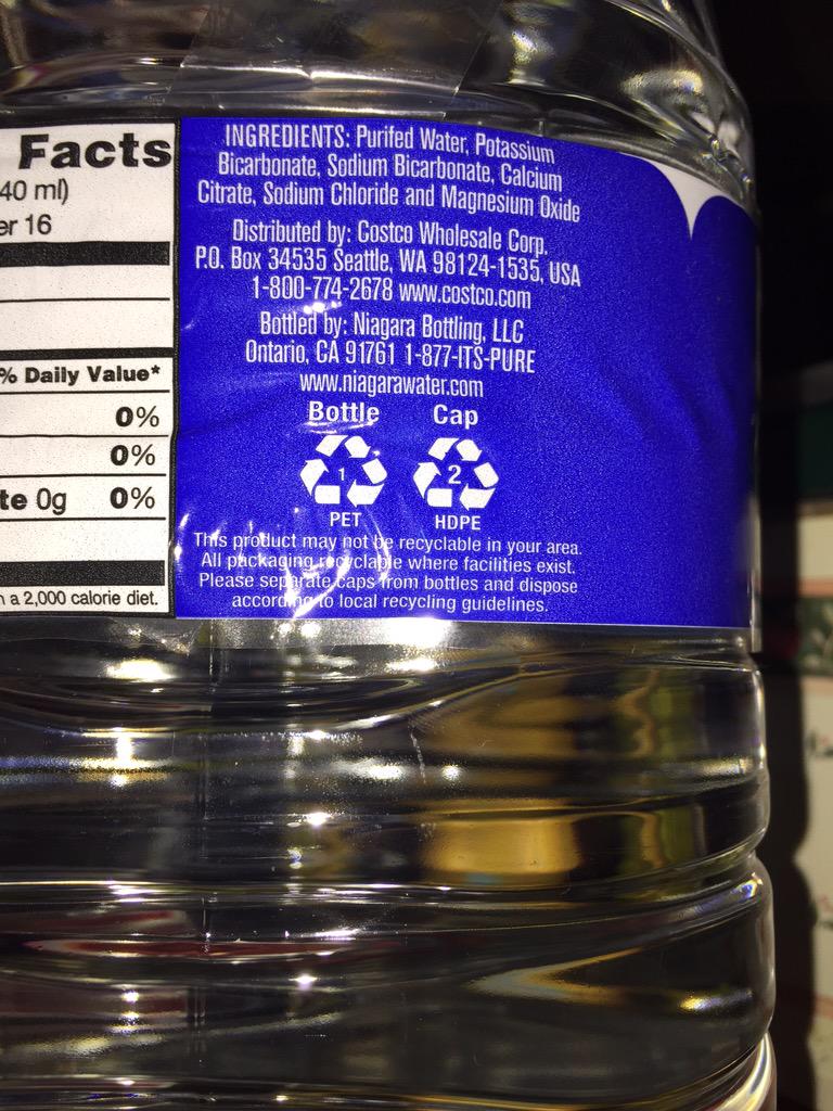 eoani's tweet image. Econ got me like... Ohhhh shit.  😳 causes cancer &amp;amp; birth defects and other shit. #PET #CostcoWater