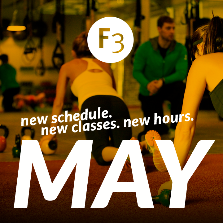 fitflexfly's tweet image. MAY @F3 Expanded evening hours! #AfterWorkWorkOut Rotating roster of classes at 5pm 6pm &amp;amp; 7pm fitflexfly.com/class-schedule…