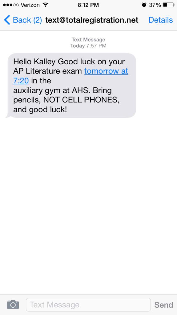 KalleyFleck's tweet image. Good luck texts from bae &amp;gt;&amp;gt; #thx4thesupport ☺️