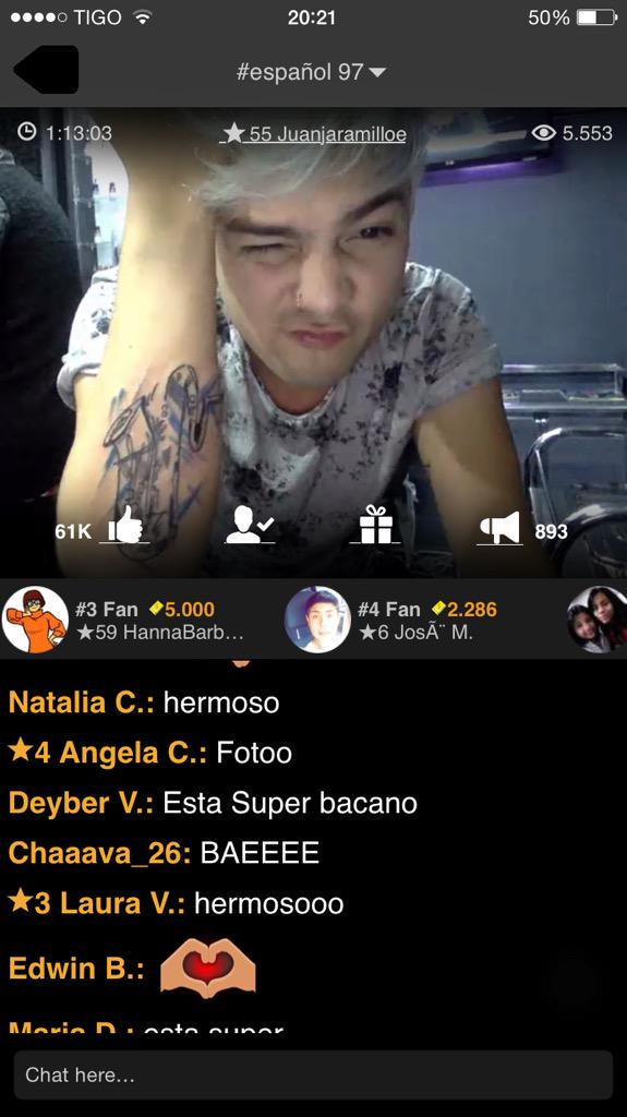 mafegalofreee's tweet photo. @Juanjaramilloe @Lasrtajaramillo #JaramilloGettingATattoo 🙊 me encanto tu tatuaje esta genial 🎷🎷🎷👊👊😘😘 http://t.co/WQxfAuAzU7
