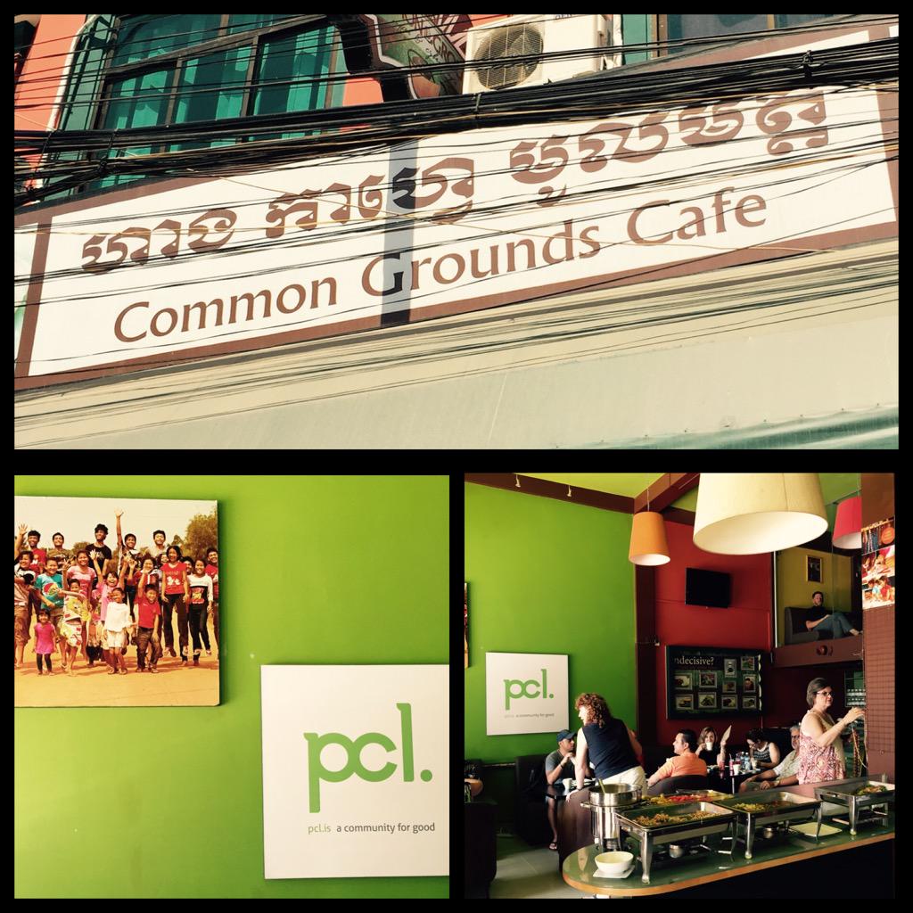 MayorKBrooks's tweet image. Great treat in Siem Reap: 
coffee &amp;amp; wifi @ Common Grounds a ministry of @PeopleForCare in Cambodia 
#communityforgood