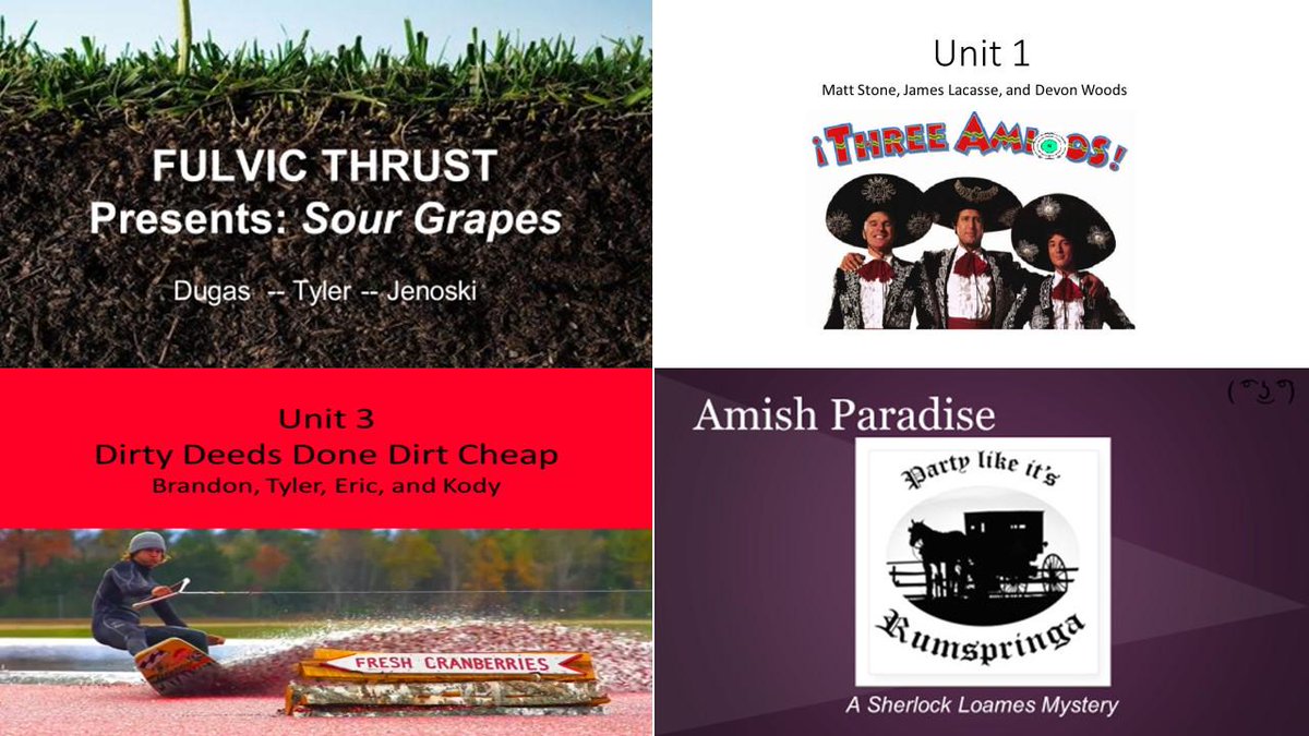 URISoilMicro's tweet photo. Some cool title slides from student presentations in my Soil/Water Chemistry course this spring semester. http://t.co/OHTI6FLZp8