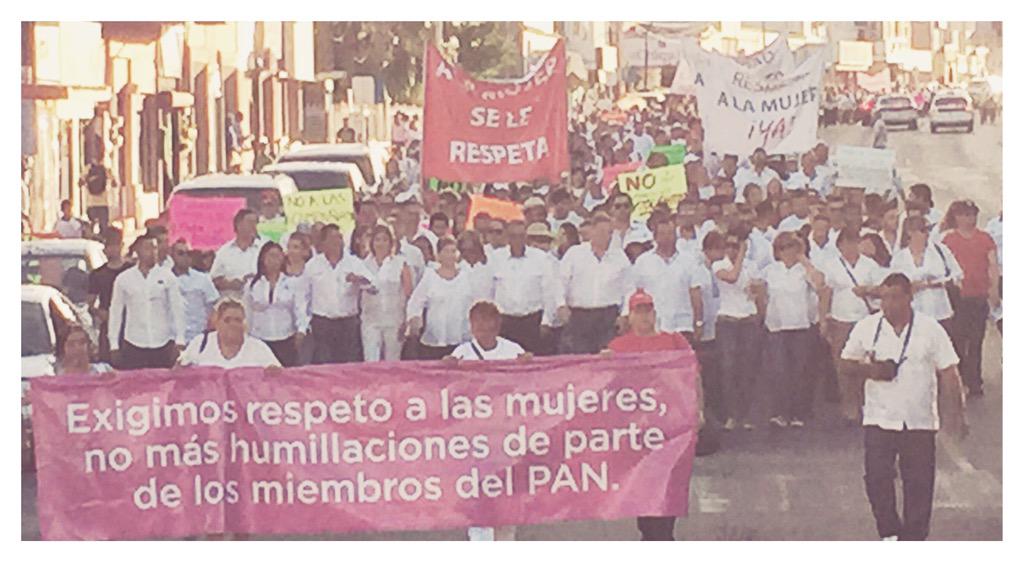 Guaymas exige respeto a la mujer @claudiapavlovic <a href="/NataliaRiveraGr/">Natalia Rivera</a> @SusanaPRIGyms