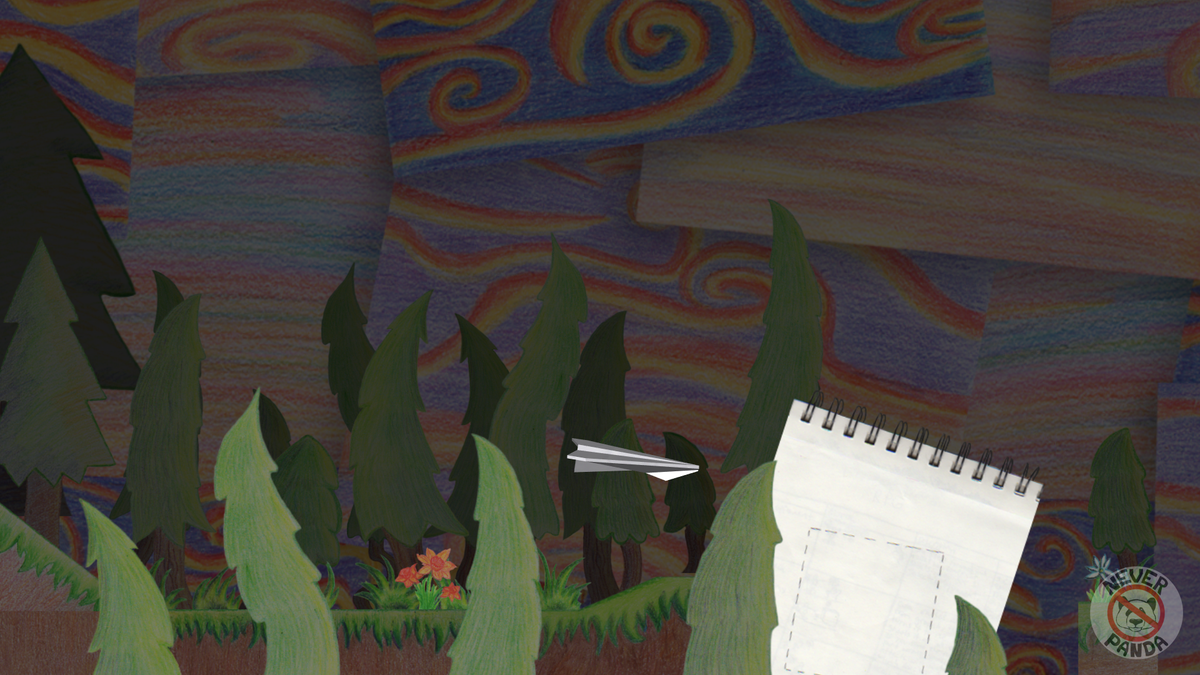NeverPandaGames's tweet photo. Added in a paper airplane ability for our characters, Sketch &amp; Tracy! #gamedev #indiedev http://t.co/A9YtxjA8pf