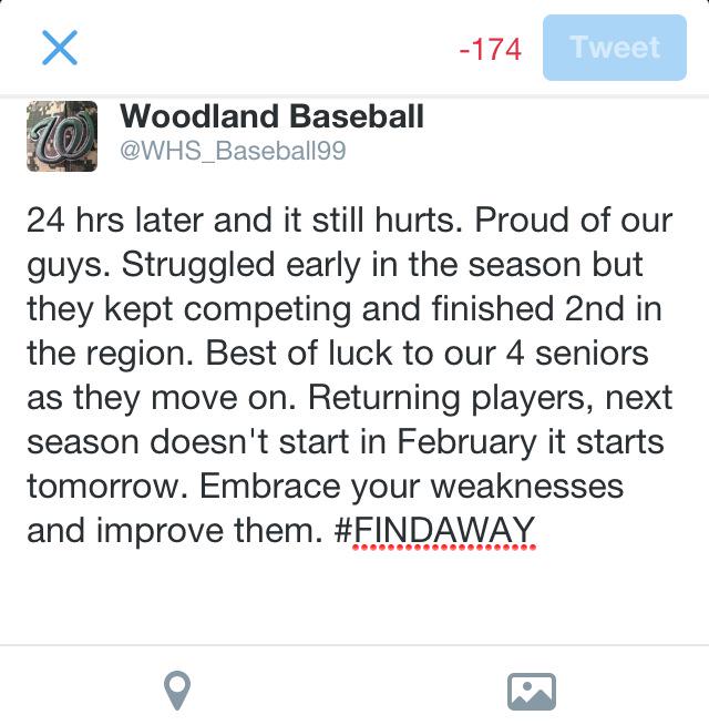 Woodland Baseball tweet media