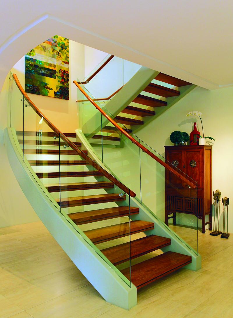 HomeIdeasMag's tweet photo. #Minimalism in #design like this #stair made w/o risers adds to the space. #modern #asian #interiors #architecture http://t.co/P3JOpomQEz