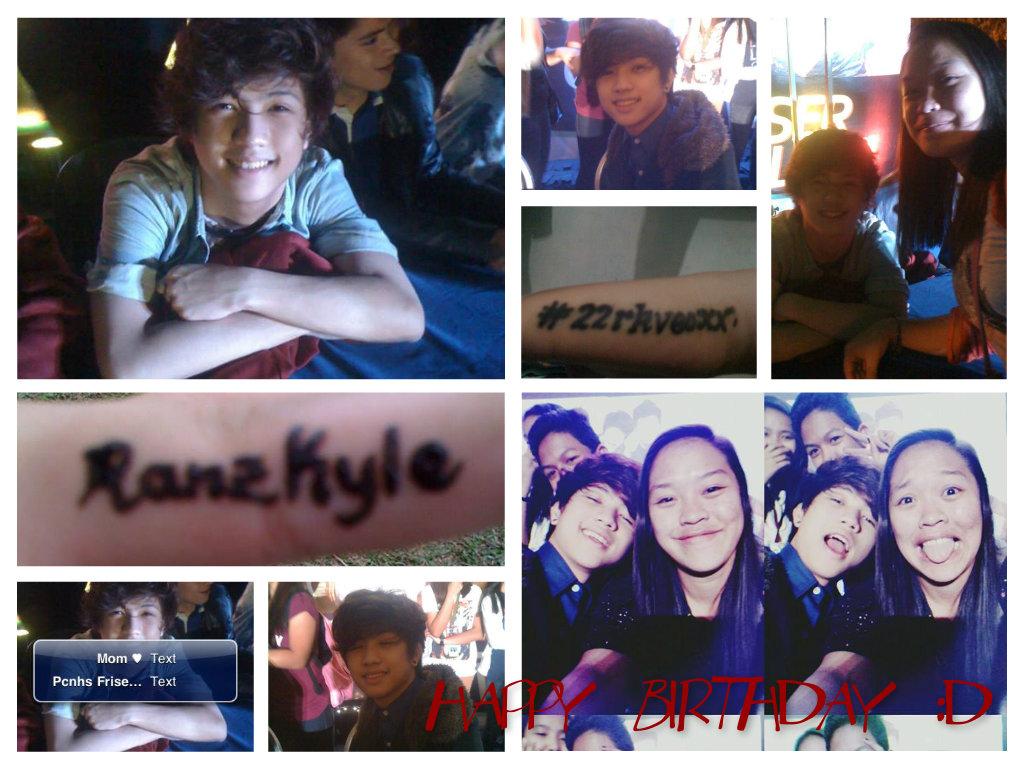 icalmazora's tweet photo. Happy Happy Birthday :) More Birthdays to come. Godbless. Take Care :) @ranzkyle http://t.co/S8yer073Lo