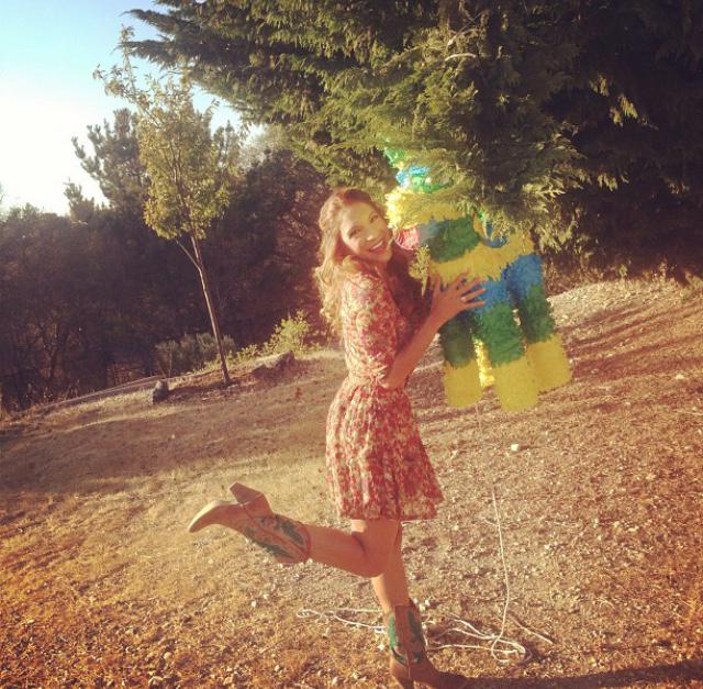Another must on Cinco de Mayo-- Pinatas!!!! I #cincodemayo #fun #me #instagood #learnaboutcultures #happy