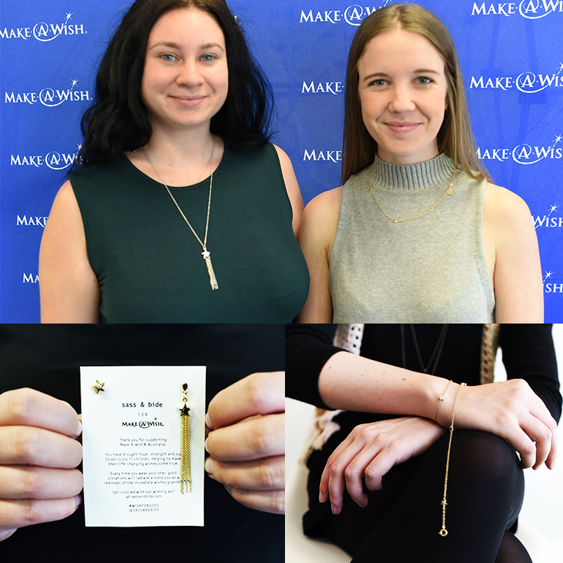 MakeAWishAust's tweet photo. We're loving the @sass_and_bide Shooting Star range - all proceeds to #makeawish! #wishforgood http://t.co/UkdfLvA21H http://t.co/st4jsOdget