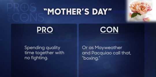 FallonTonight's tweet photo. Not sure how to feel about Mother's Day this Sunday? Jimmy's weighing the Pros and Cons... #FallonTonight http://t.co/mUqIFzUJ8Z