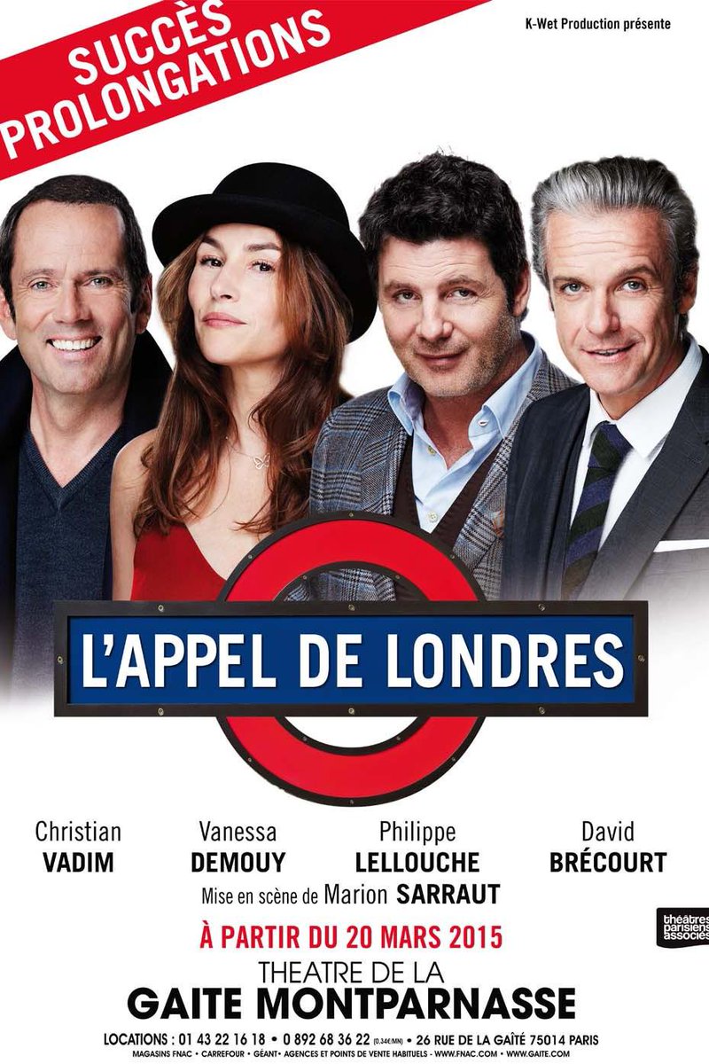 BAILETCECILE's tweet image. Mai et Juin sont encore Londonien ... Allez y avant qu&apos;il soit trop tard #LAppelDeLondres du Mardi au Samedi #LaGaité