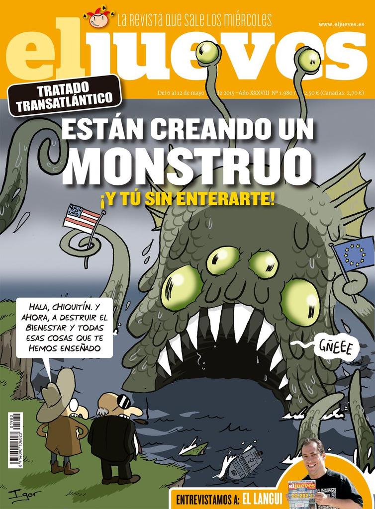 EljuevesFans's tweet photo. Ya ha salido @eljueves  ¡¡¡¡¡ A POR EL !!!!!! ( n° 1980) http://t.co/yU6KZ0KijB