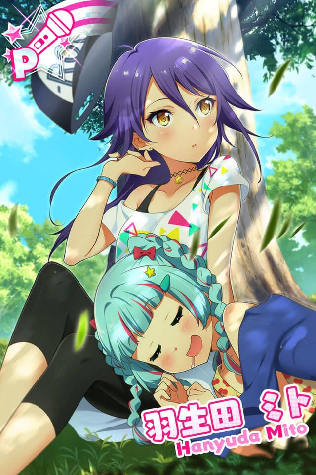 Twitter 上的 Tokyo 7th シスターズ 公式 そして最後はp プラチナ セブンスサーカスシリーズのラストパーソン 羽生田ミトちゃん テーマは 木漏れ日の中 春の暖かい日差しと優しい風の中 ニコルを膝に寝かしながら彼女は何を思うのでしょうか T7s