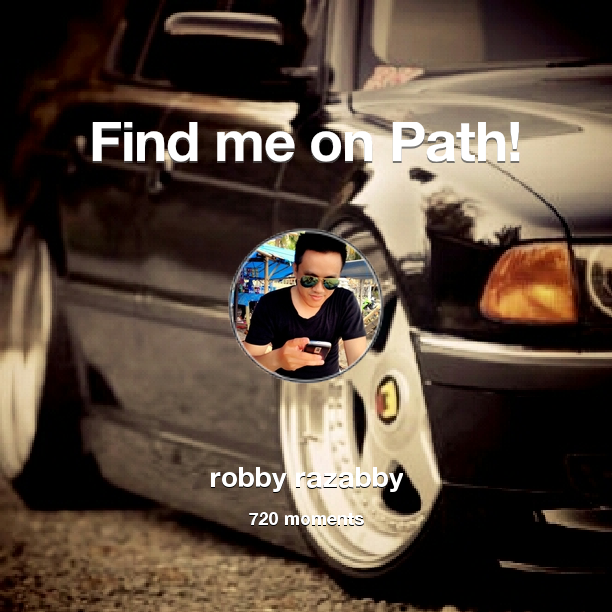 robbyrazabby's tweet photo. I've shared 720 memories with my friends on #Path - see them now at http://t.co/EWAn8dGU4i! #thepersonalnetwork http://t.co/SyOU4nuHcl