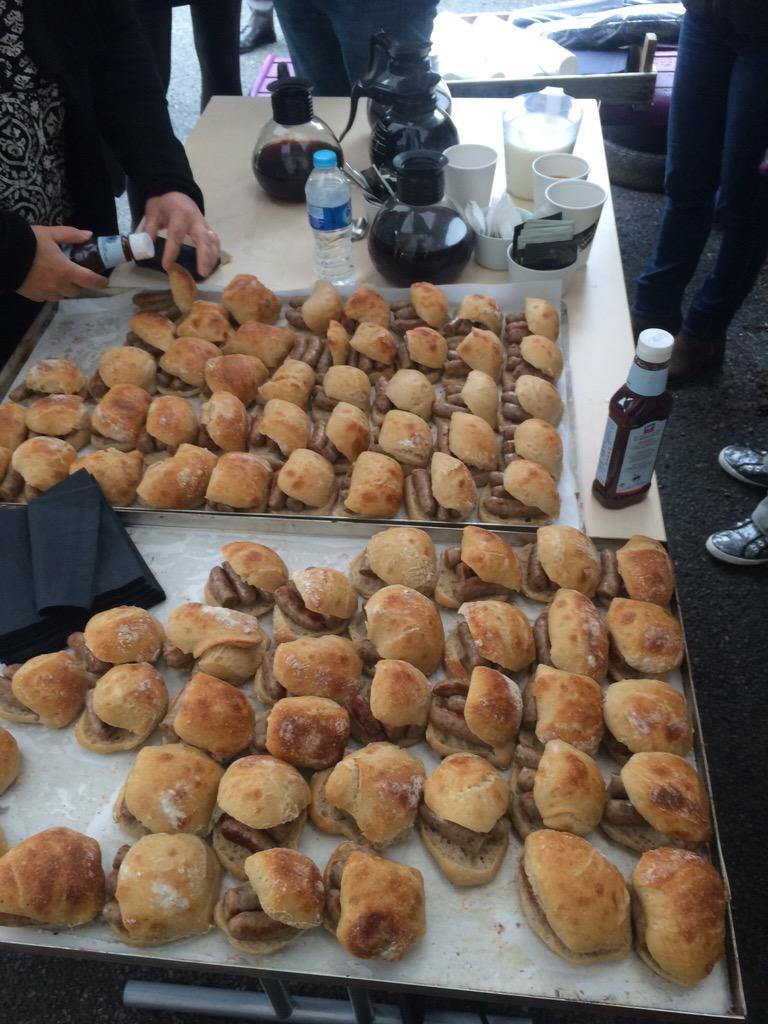 nickclegg's tweet photo. Perfect start to the penultimate day of campaigning in Westmoreland. Cumberland sausage and baps at @lovinglyartisan http://t.co/dx6DQ8DD3h