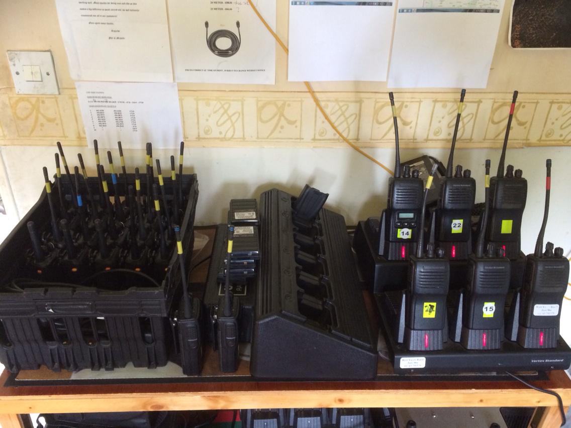 Hire radios ready for delivery to the Shrewsbury boat regatta this weekend