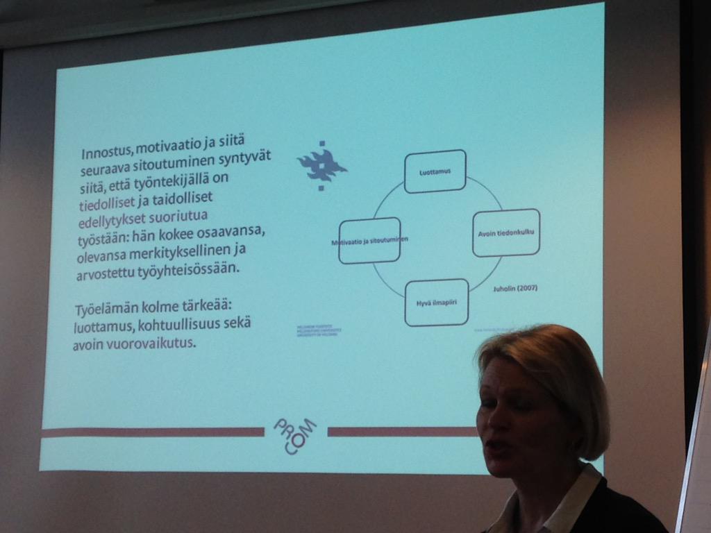 Innostumisen, motivaation ja sitoutumisen rakennusaineet - ei mitään rakettitiedettä. <a href="/elinamelgin/">Elina Melgin</a> #VKD2015