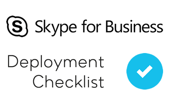 We_Are_IR_'s tweet photo. Don’t let your @SkypeBusiness #deployment fail. Our handy checklist avoids #Skype4B pitfalls http://t.co/DQ3PXPlgKQ http://t.co/p1CJXOOqjW