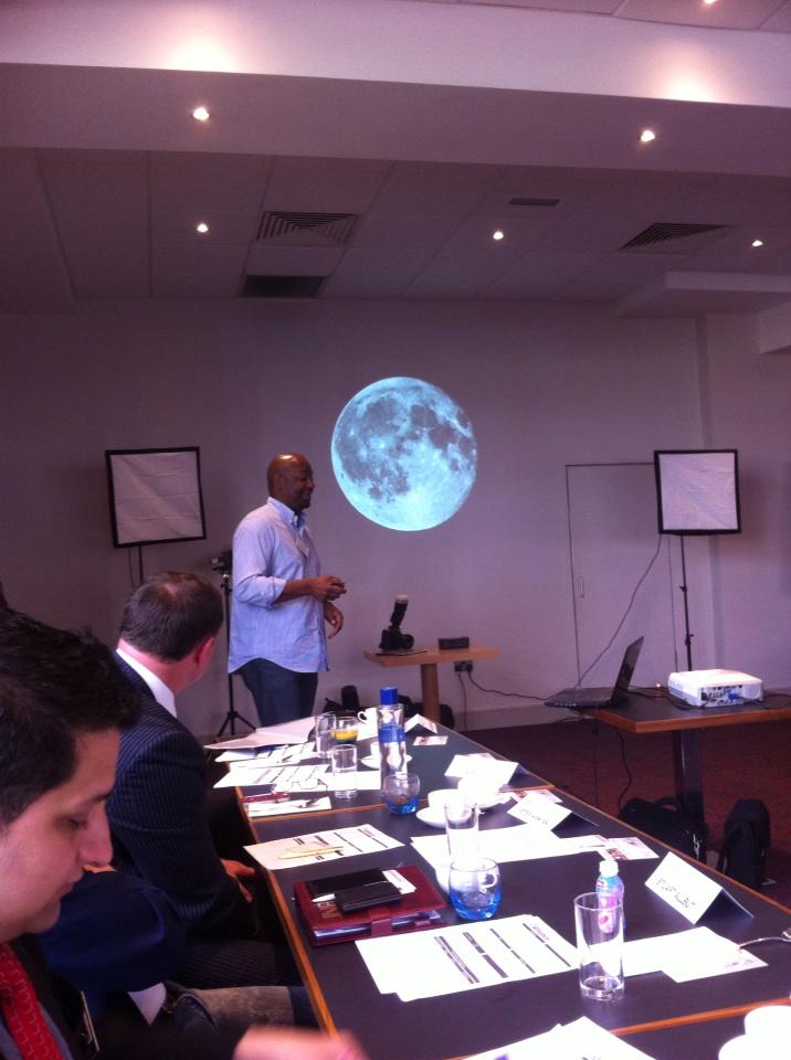 Only 10 minute presentation from Shaun the moon came out!