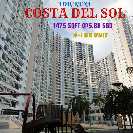 Looking for a CONDO to RENT facing the full sea view?
Here's COSTA DEL SOL 1475 sqft. <a href="/5/">Reserved</a>.8K SGD with 4 bedroom units!