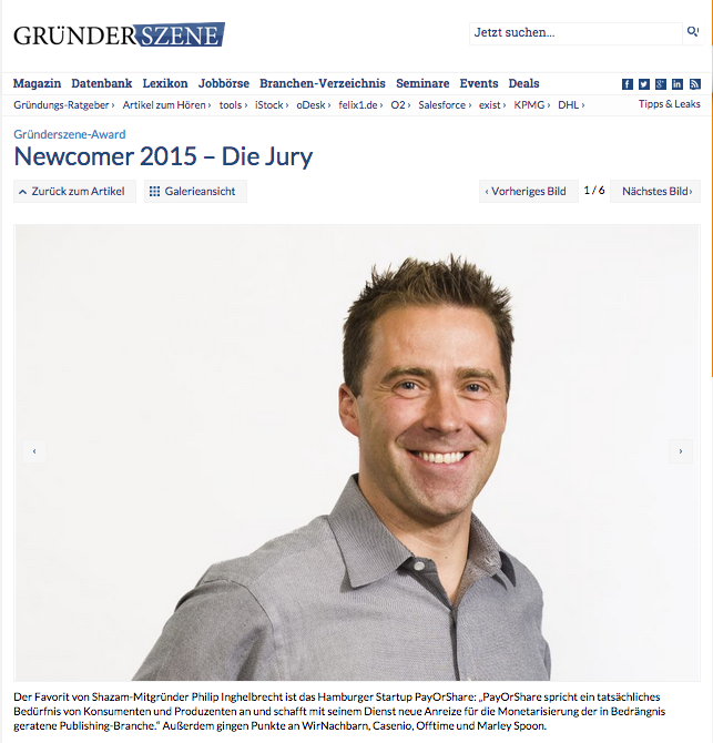pay_or_share's tweet photo. Thanks Philip @Inghelbrecht for favoring @payorshare for the @gruenderszene Newcomer Award. :) #startups #heureka http://t.co/iCZnPBxkpG