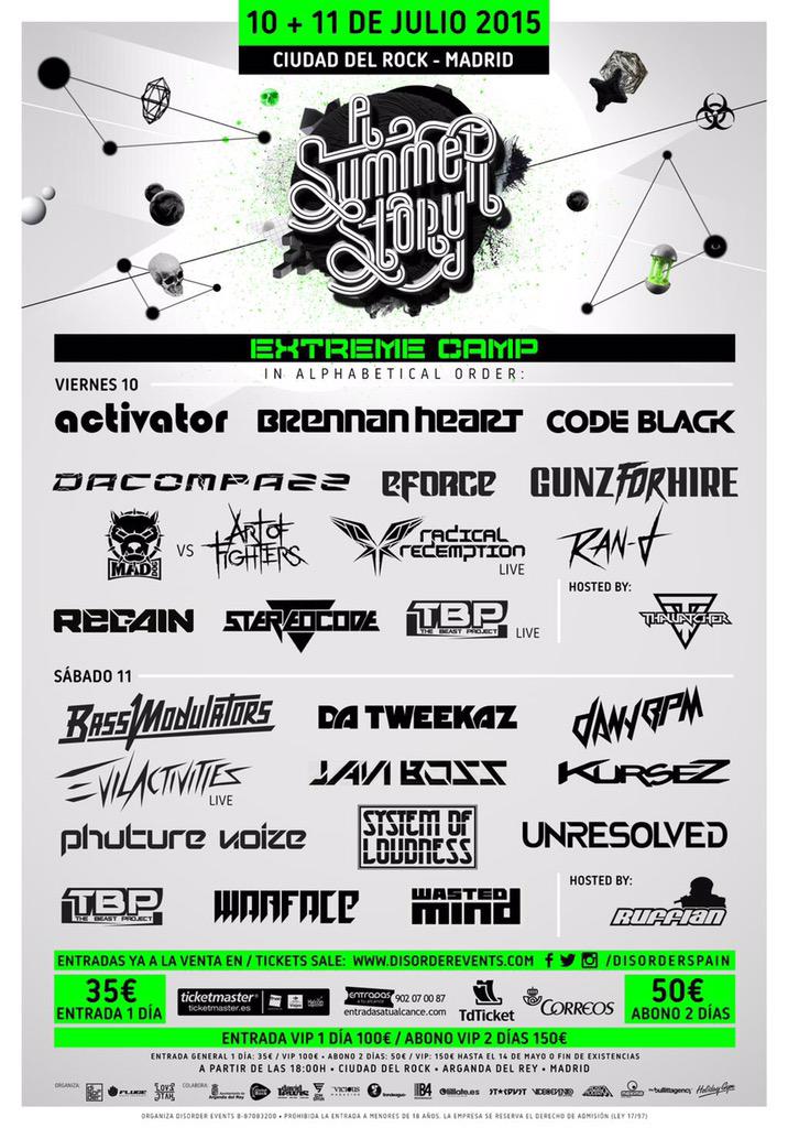 Hardstyle_Spain's tweet photo. Buenos días amantes del #HARD! Cada dia lo tenemos mas cerca! Desde donde vas a ir tu? #ASummerStory #Hardstyle http://t.co/iQpoJYDI2s