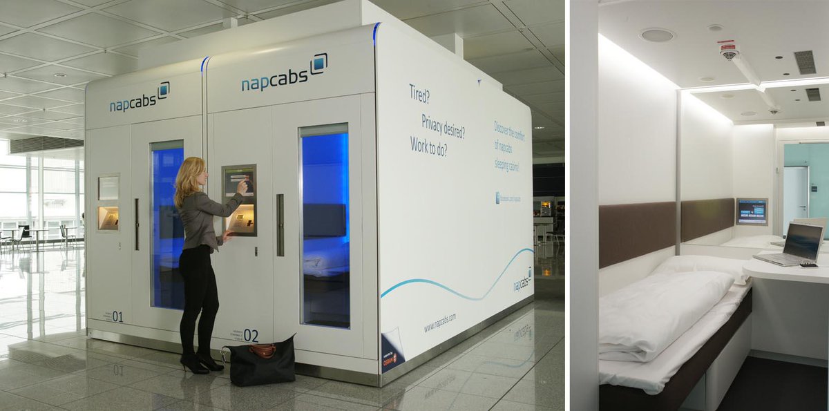 napcabs's tweet photo. @voyagester for all travellers who want to relax or take a nap in privacy: napcabs sleeping cabins at gates G06 &amp; H32 http://t.co/SPopT2t2lS