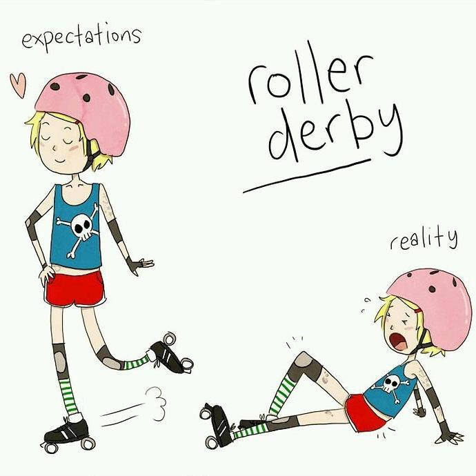 HAMrollerderby's tweet photo. Have you got an inspiring, interesting or plain amazing Fresh Meat story? Email info@hitandmissmagazine.com.au http://t.co/q4sH3rJgdh
