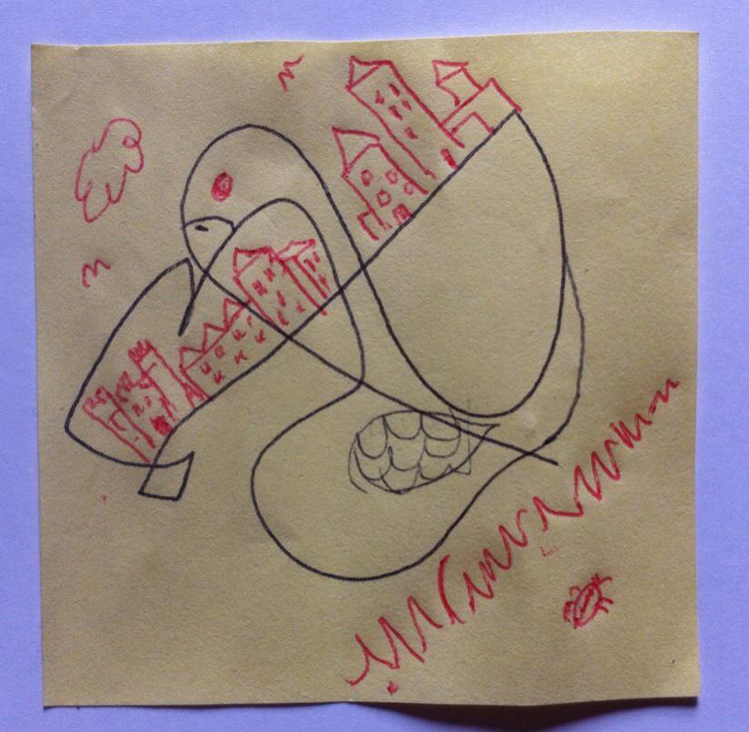 lesagedesign's tweet image. #shapegame 3 swan