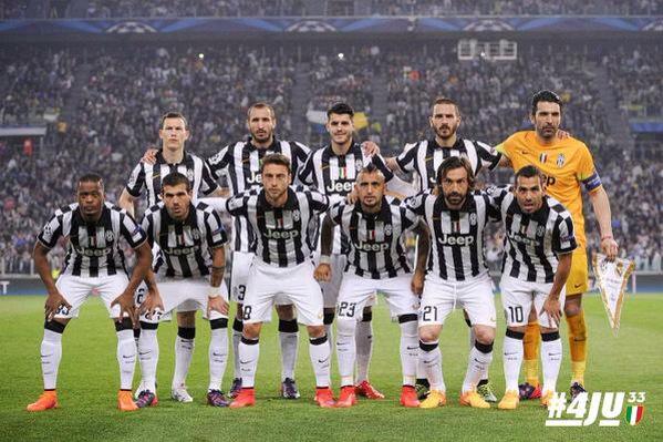 Foto squad #Juventus semalam di #UCL