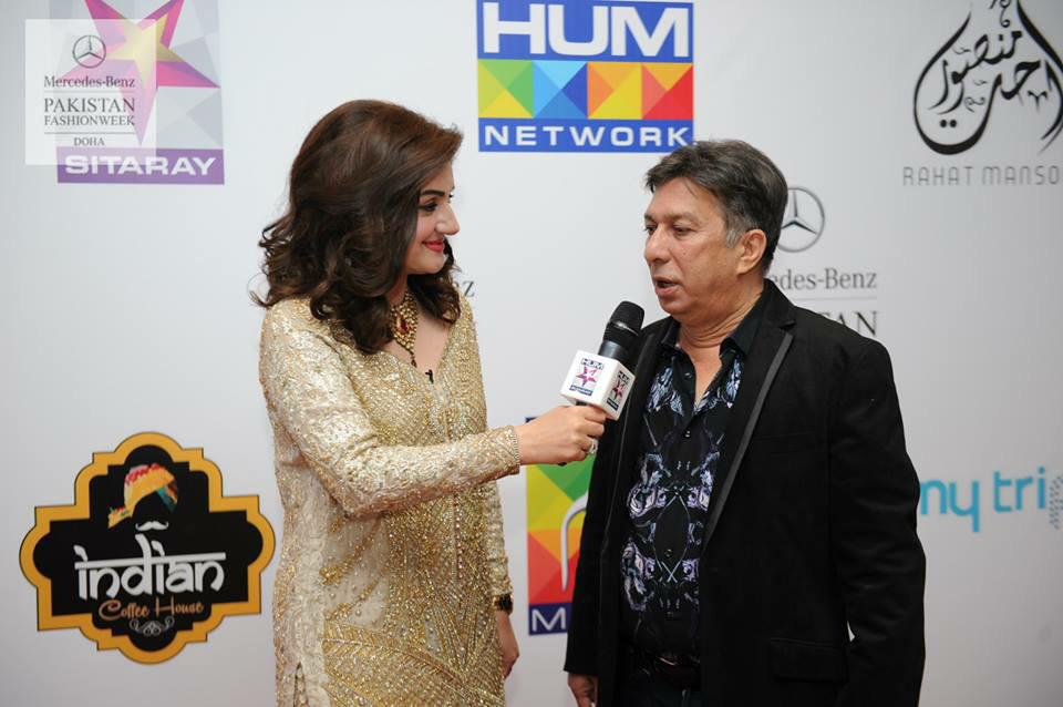 ImranKureishi's tweet photo. On the red carpet with the amazing host Ayesha Sana she is such a sweetheart #pfwdoha #FashionWeek @Diffthinking2 http://t.co/p1L9OyKJwV