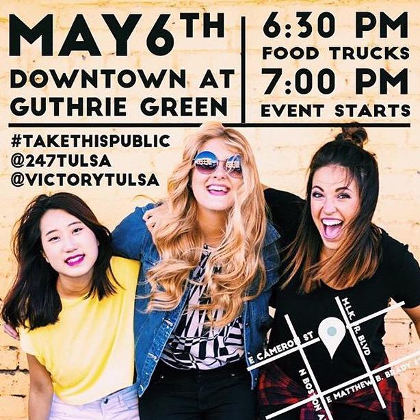 victorytulsa's tweet photo. CHURCH in the middle of downtown #tulsa !
For more info check @247tulsa Facebook  #TakeThisPublic 
Tonight @7 http://t.co/RL2kfDn9sY