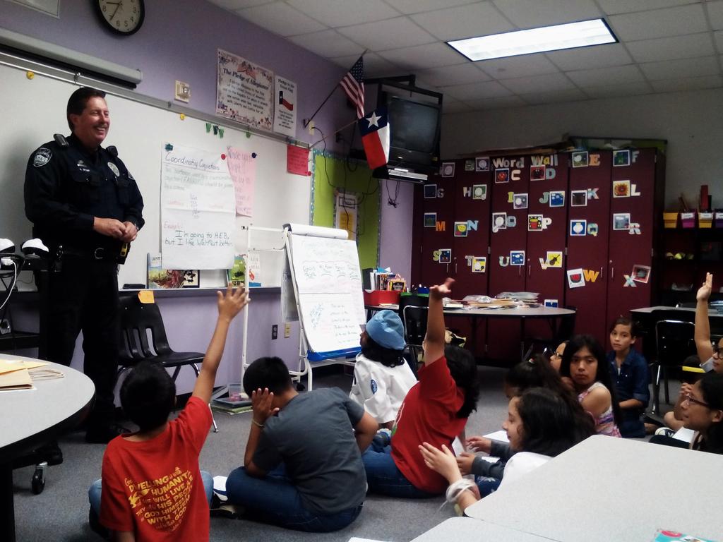 "no place for bullies." - our own Officer Dyer! #hfsoars