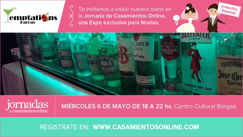 bartemptations's tweet image. Dejá hoy tus datos en nuestro stand y participás por un servicio de Barra hasta 100 invitados! #bartemptations