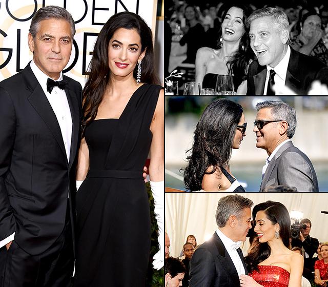 Happy 54th birthday to George Clooney, who has never looked happier than with wife Amal:  