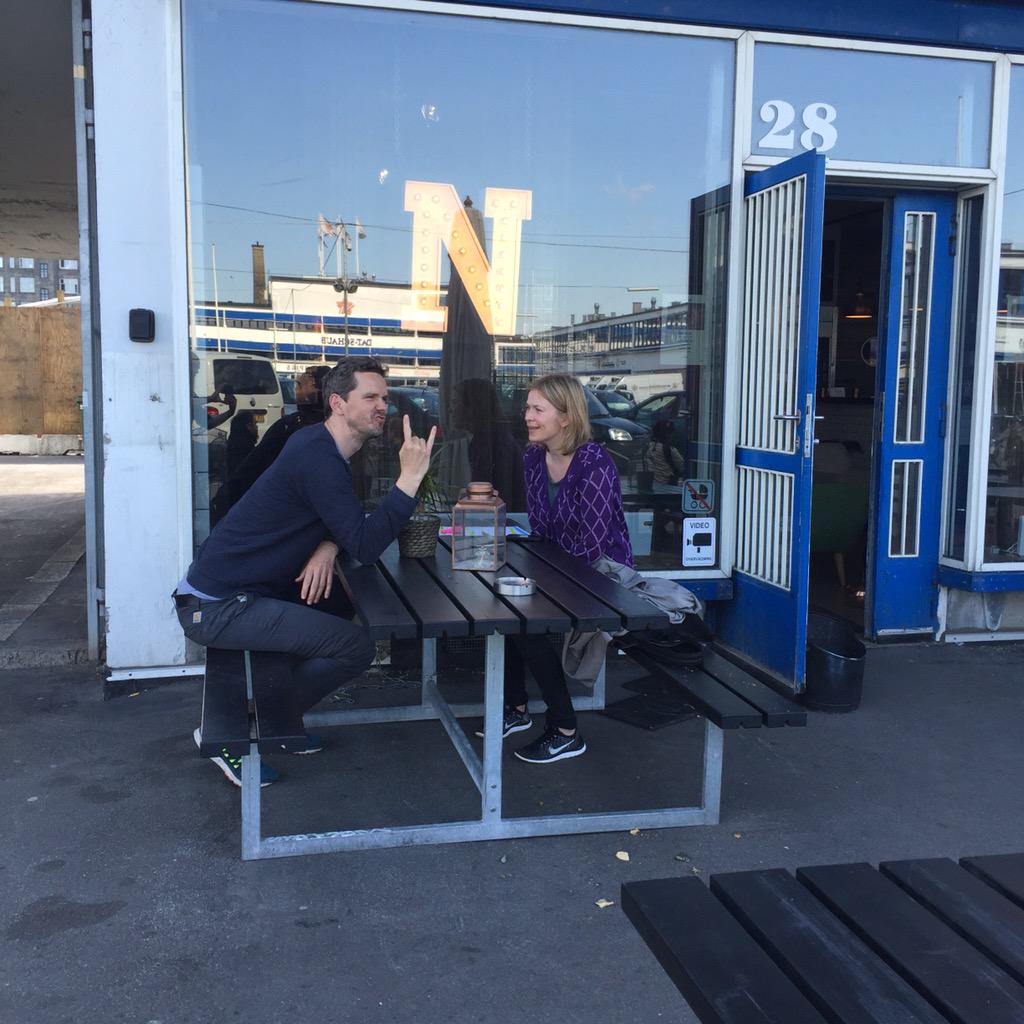 weareunmade's tweet photo. Employees from SKAT, Danish Customs and Tax Administration, taking a well-deserved rest between innovation workshops. http://t.co/MoC52Y9N6R
