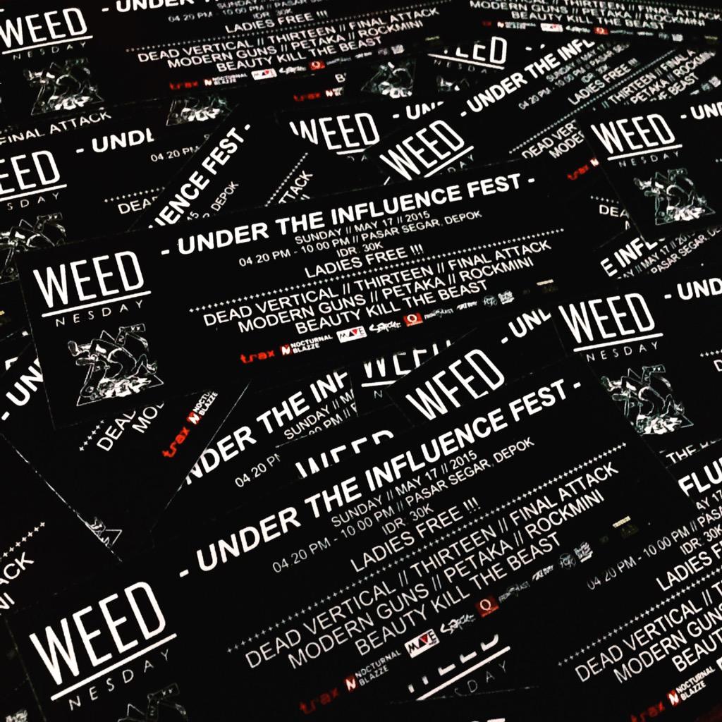 inget! Tiket terbatas, hanya 100pcs dan hanya bisa di beli on the spot.10 orang yg dateng pertama dapet tiket gratis!