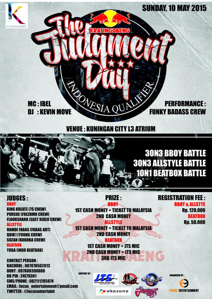 H-3 Before The judgment day Indo qualifier! We still open for registration,register Your crew and contact us for info