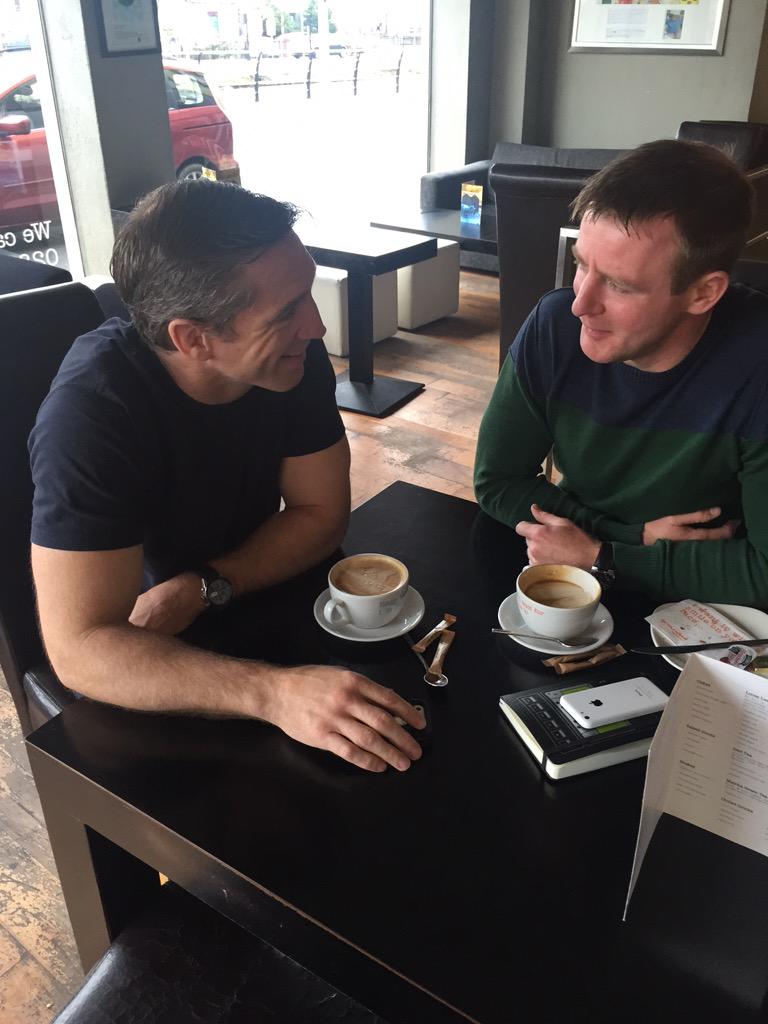 JustinMcNu1ty's tweet photo. You never know who you might bump into in Newry @GroundedEBars #LetsDoIt #VoteMcNultyX http://t.co/7G0wM4ClLt