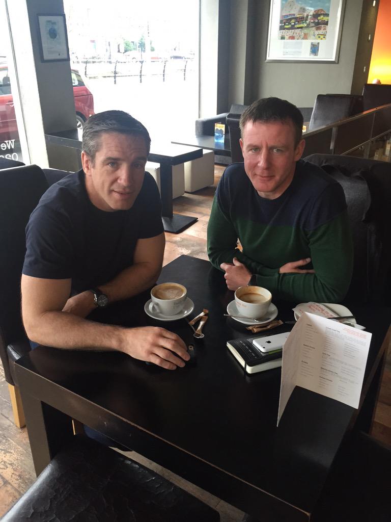 JustinMcNu1ty's tweet photo. You never know who you might bump into in Newry @GroundedEBars #LetsDoIt #VoteMcNultyX http://t.co/7G0wM4ClLt
